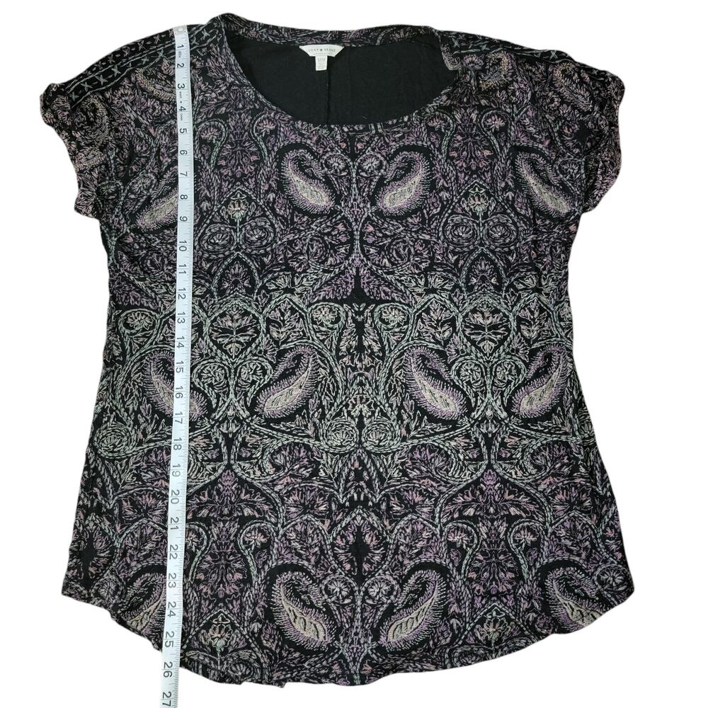 Lucky Brand Multi-Colored Split Tail Back Paisley… - image 6